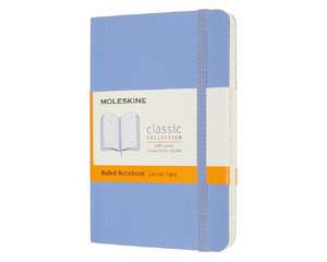 Блокнот Moleskine Classic Soft Pocket A6 96 листов в линейку голубой на сшивке (90x140 мм)